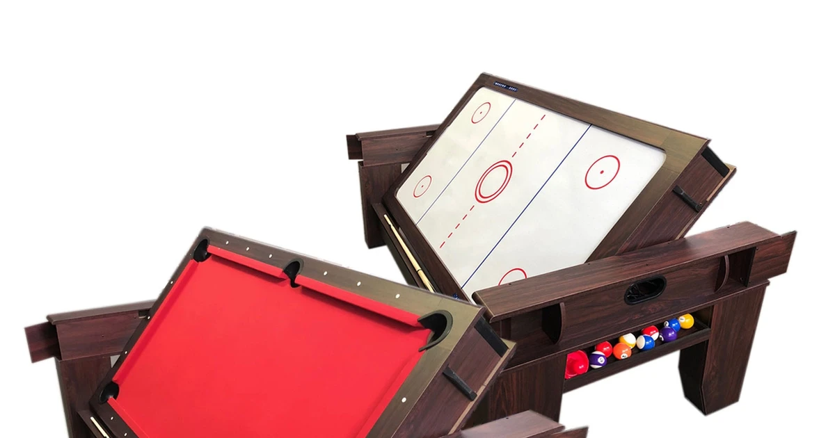 7foot Pool Table Air Hockey Combo Double The Entertainment