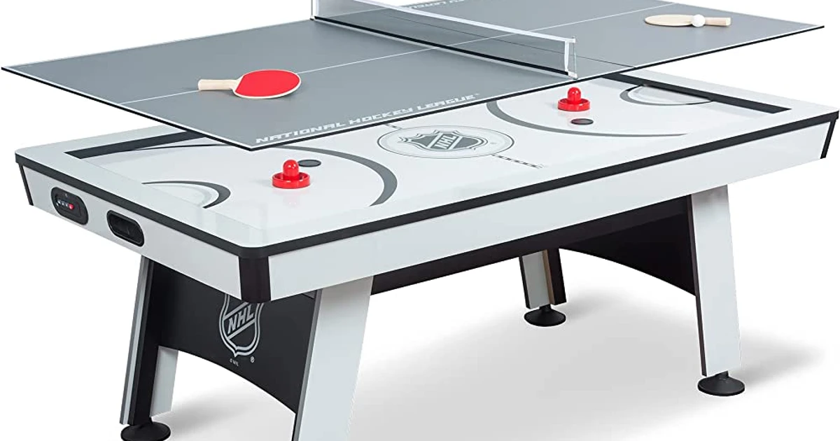 2 In 1 Air Hockey And Ping Pong Table Two Games In One Table For