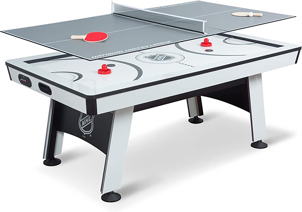 2 In 1 Air Hockey And Ping Pong Table - Two Games In One Table For Endless Entertainment