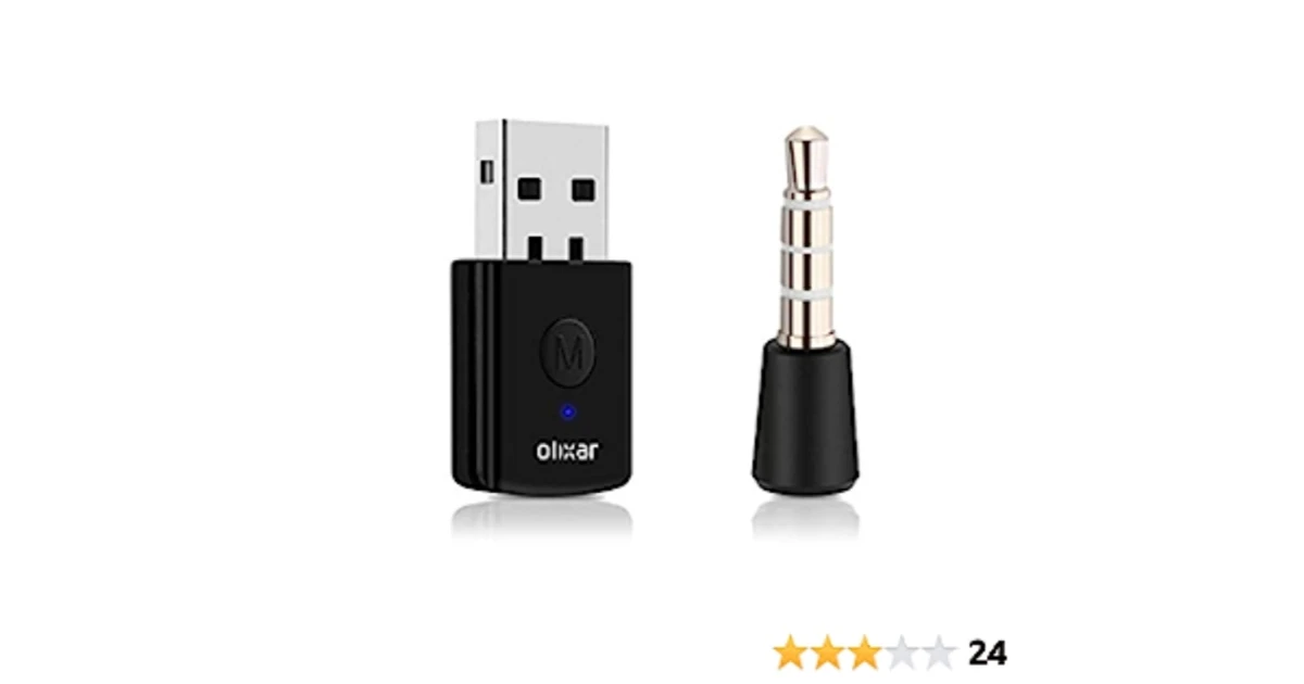Olixar Wireless Bluetooth Headset Dongle For PS5 Seamless Audio