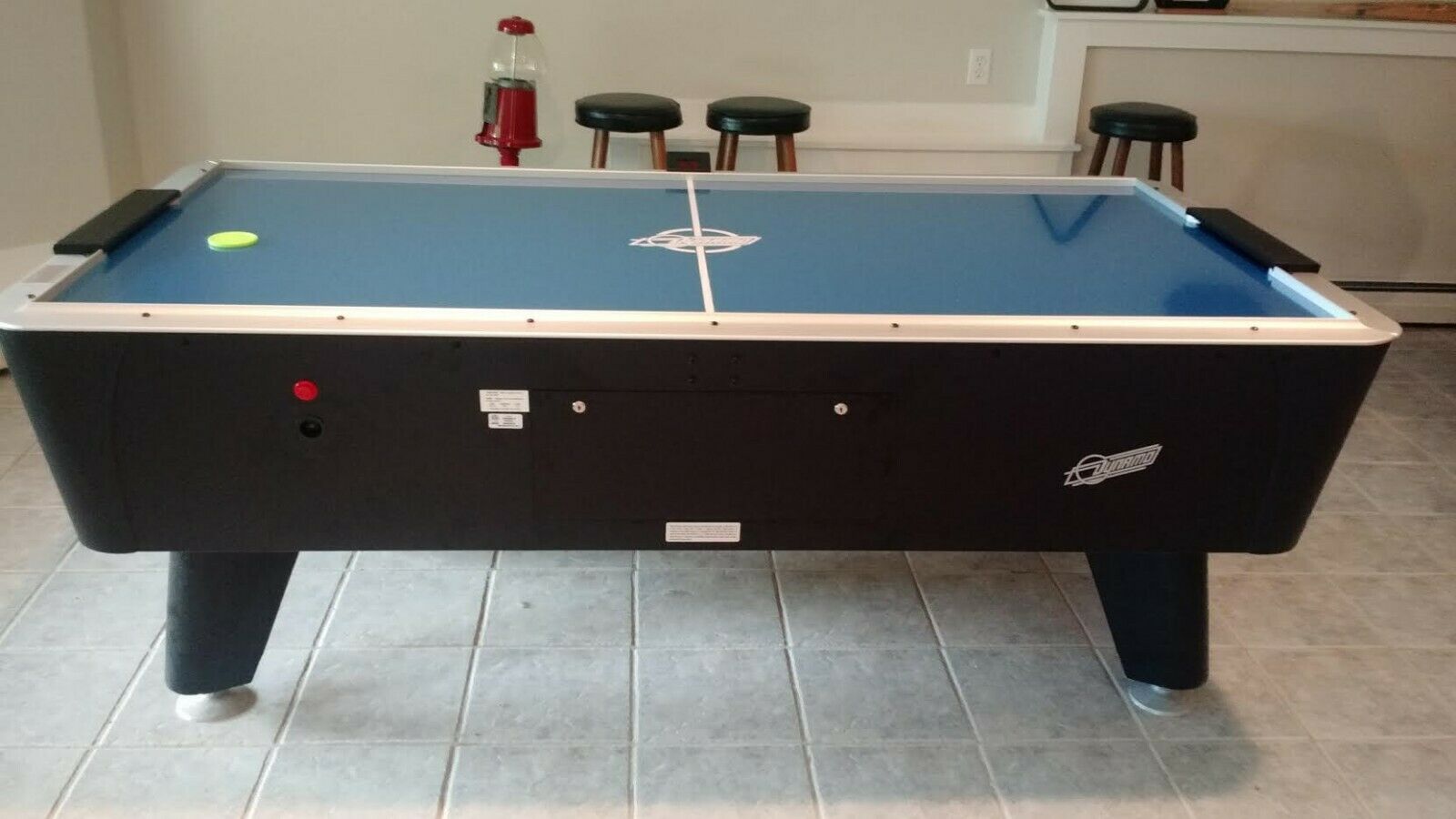 Dynamo Pro Style Air Hockey Table in a room