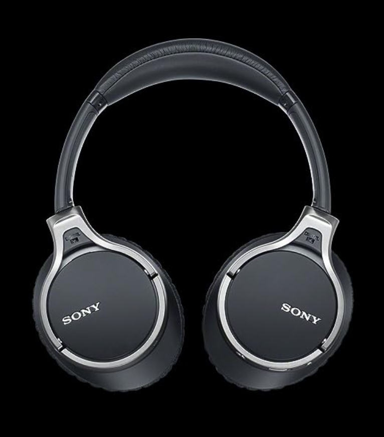MDR 10RNC Noise Cancelling Headphones on a black background