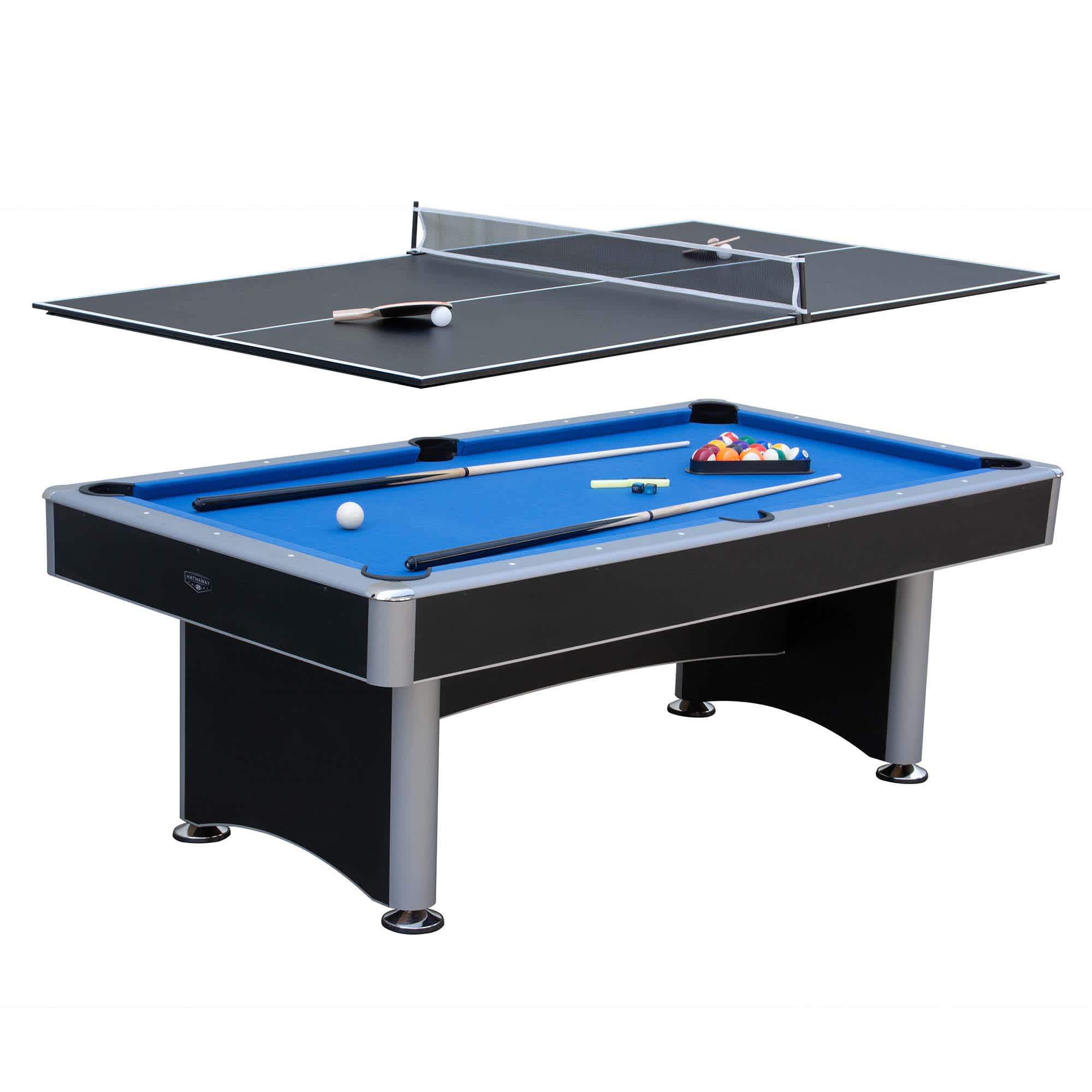 Hathaway Maverick 7 Foot Pool And Table Tennis - A Perfect Blend Of Entertainment And Elegance