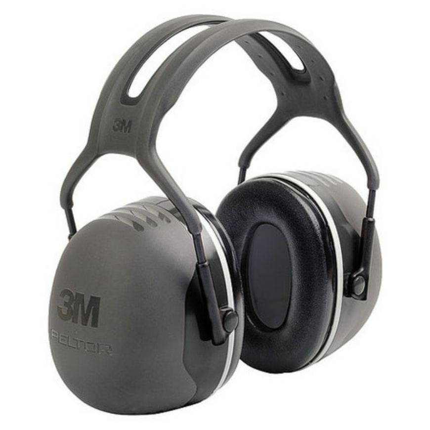 Black 3M PELTOR X5A Over-the-Head Ear Muffs