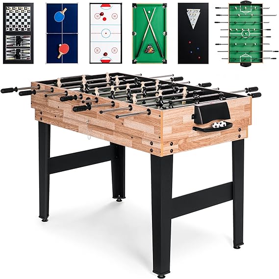 Best Choice Products 2x4ft 10-in-1 Combo Game Table Set with its variations